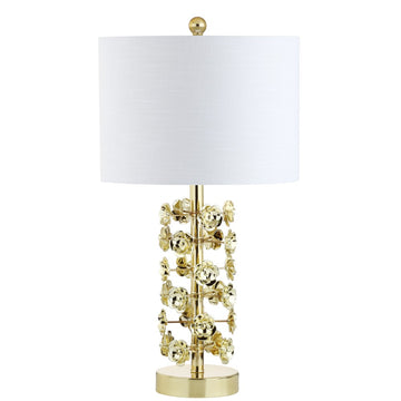 Flora 25.5" Resin/Metal LED Table Lamp - JONATHAN Y